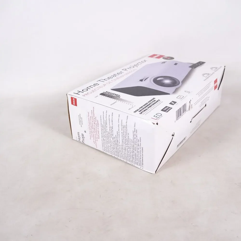RCA Home Theater Projector 2200 Lumens RPJ136 2 HDMI VGA 1080P White